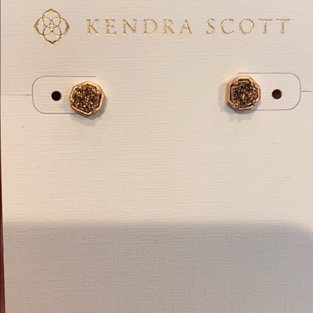 Kendra Scott Nola stud rose gold earrings